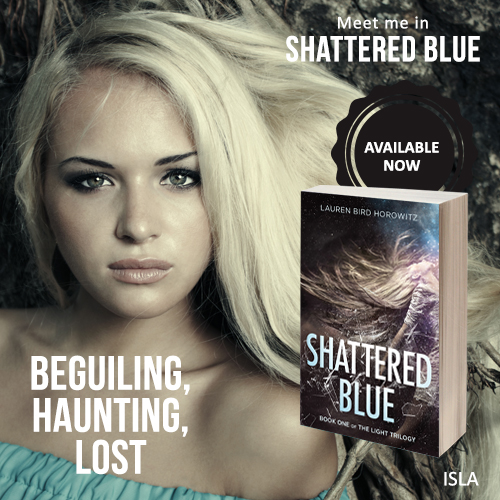 ISLA: beguiling, haunting, lost. Meet her in Shattered Blue.